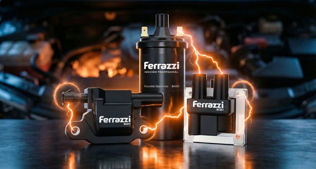 bobinas superior chispa naranja